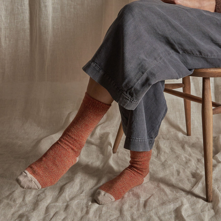 Fine Merino Wool Socks | Fire
