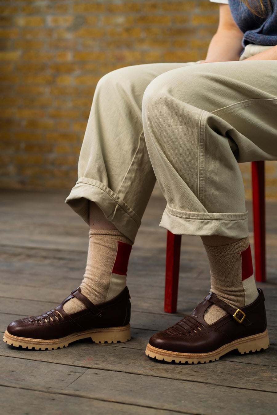 Organic Cotton Socks | Red