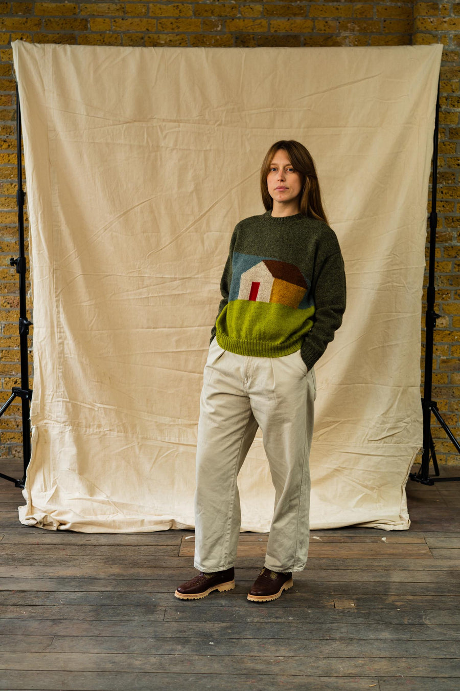 House Intarsia Jumper