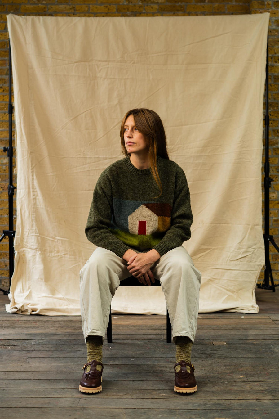House Intarsia Jumper