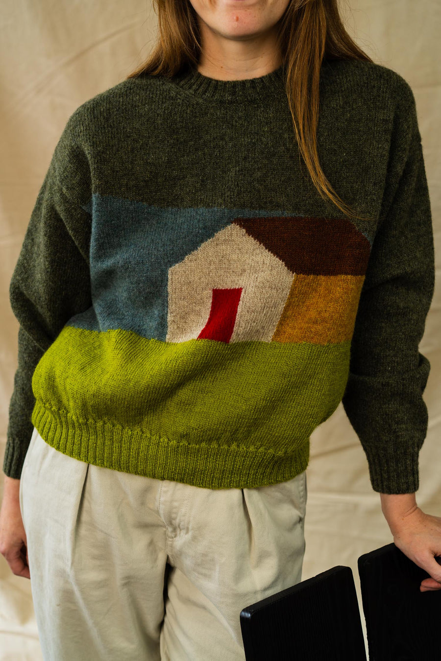House Intarsia Jumper