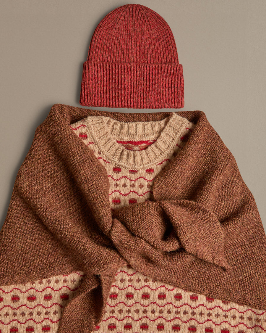 Fair Isle Vest | Cashew