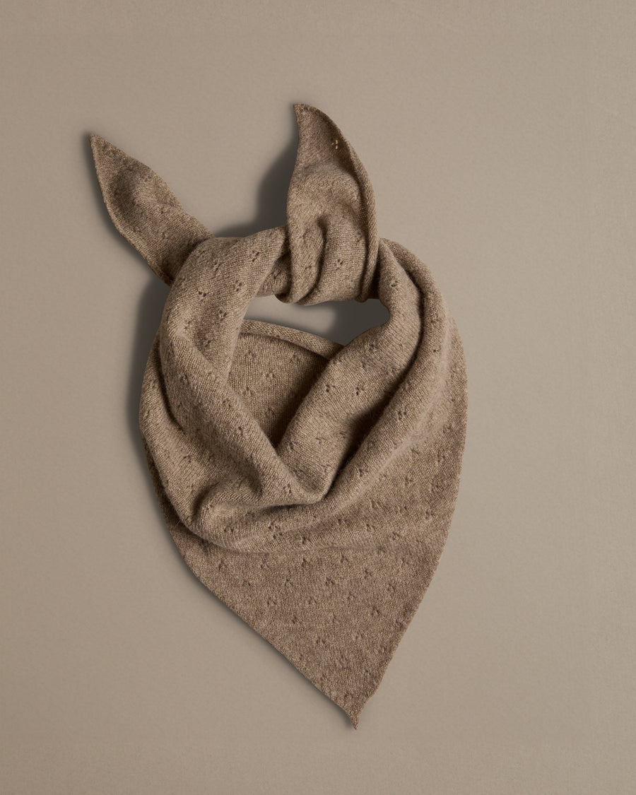 Pointelle Neckerchief | Biscuit